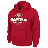 San Francisco 49ers Red Critical Victory V Fleece Hooded Sweatshirt