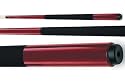 Eliminator 58in Red Fiberglass Two Piece Pool Cue