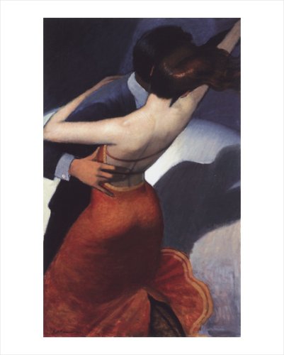Salsa Dancers by Bill Brauer,8 in. x 10 in.