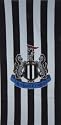 Newcastle United F.C. Official Crested Beach Towel Stripe