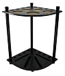 8 Pool Cue Floor Rack - Black
