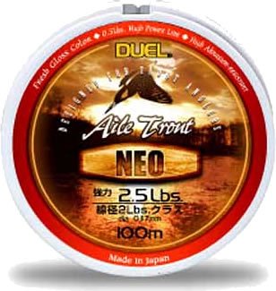 デュエル(DUEL) アイルトラウト ネオ 100m フレッシュグロスオレンジ 12.5lb H1709