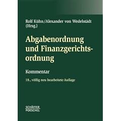 Abgabenordnung. Finanzgerichtsordnung. Nebengesetze (Gebundene Ausgabe)