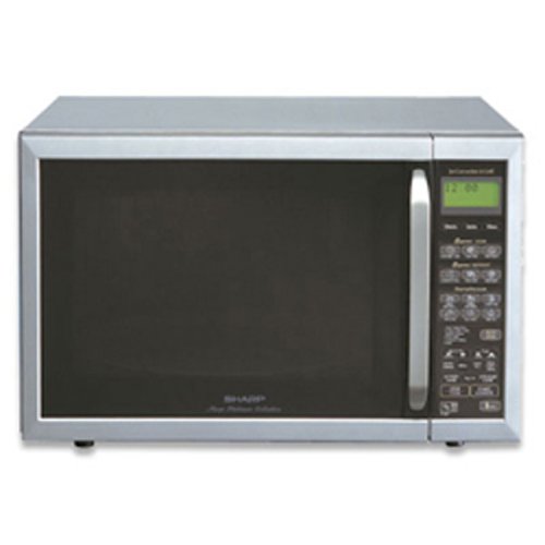 Sharp R967SLM Platinum Silver Large 40L 900W/1400W Touch Control Convection Oven with Sensor