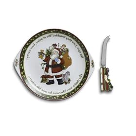 Buy Portmeirion A Christmas Story Cheese Plate and Knife