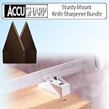 Accusharp 004 Sturdy Mount Knife Sharpener Bundle With Accusharp 003 Sturdy Mount Replacement Blades