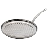 KitchenAid Five-Ply Stainless-Steel Clad 12-Inch Round Grill Pan by KitchenAid