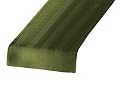 Tag Two-Tone Herringbone Cotton Table Runner, Olive Green