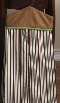 Bedtime Originals Baby Zoo Diaper Stacker - Chocolate