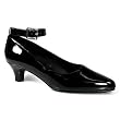 Pleaser Shoes Women's FAB-431W 2" Block Heel Ankle Strap Pump Available in 3 Colors