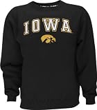 Iowa Hawkeyes -Black- Automatic Fleece Crewneck Sweatshirt