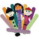 S&S Worldwide Fabric Craft Sticks Pk/50