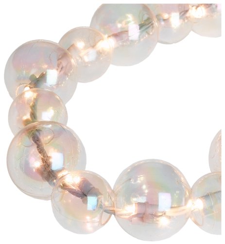 Bethlehem Lighting Indoor/Outdoor Kringle 6-Foot 70-Light Garland, Iridescent Clear