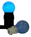 Blue LED Unbreakable Golf Ball Lamp Bayonet (70x45) 100,000 Hrs