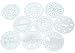 Kaiser Bakeware Patisserie 10-Piece Cake Stencil Set, Special Occasion
