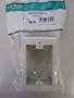 Panduit Single Gang Junction Box w/Adhesive Backed Base, Off-White JBX3510IW-A