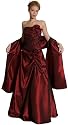 Taffeta Prom Dress with Flower Applique