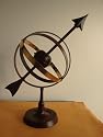 Iron / Brass Armillary Sphere Globe Antique Finish 13"