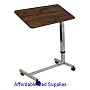 Home Hospital Style Overbed Over Bed Tilt Top Table/Computer Tray