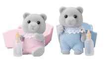 Sylvanian Families Grey Bear Baby
