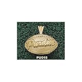 Purdue Boilermakers Solid 10K Gold ''Purdue'' Football Pendant