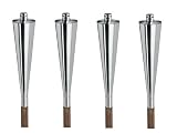 Produkt-Bild: 4er SET BLOMUS ORCHOS GARTENFACKEL HOLZSTOCK 145cm 1a-WARE NEU OVP