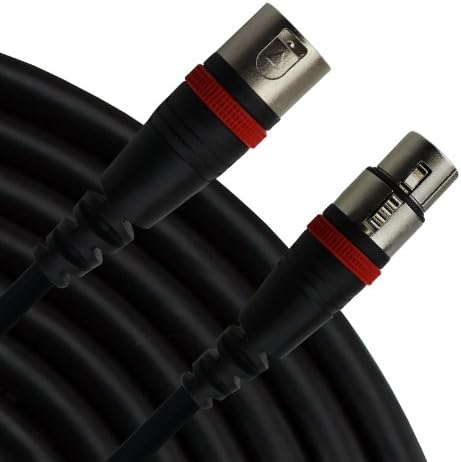 SMM-1 StageMASTER 1-Feet Lo-Z Balanced Microphone XLR Male to XLR Female Low Noise STP Cable