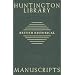 Guide to British Historical Manuscripts in the Huntington Library (448p)