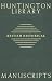 Book Guide to British Historical Manuscripts in the Huntington Library (448p)