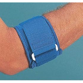 Neoprene Tennis Elbow Band, Color: Black, Size: Small, Forearm Circ.: 8"9"