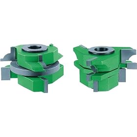 Grizzly C2165 6 pc. Stile and Rail Set - Quarter Bead, 3 4 Bore by Grizzly