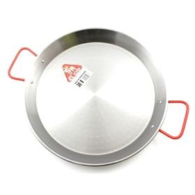 16 Inch 'Pata Negra' Double-Gauge Steel Paella Pan