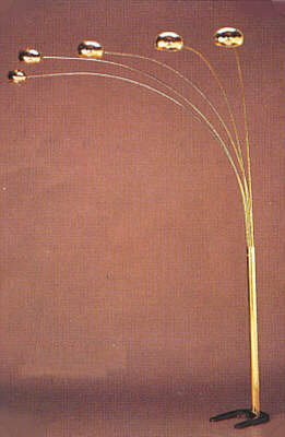 Brass Plated Overhead Sofa Lamp