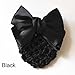 Satin Lady Bow Hair Bun Net Snood Crochet Net Bun Hair Cover Women Hair Accessories
