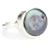 Robindira Unsworth Big Sur Bezel Set Pearl Ring