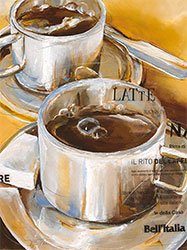 Eurographics ESP1171 E. Espin, Il Rito Del Caff&egrave;, 18 x 24 cm, hochwertiger Kunstdruck Preisvergleich