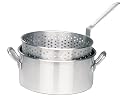 Bayou Classic 1201 10-Qt. Aluminum Fry Pot with Basket - No Lid