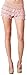 Jubilee Couture Women's Lovely Tiered Lace Stretchy Shorts with Elasticized Waistband