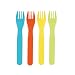 Ciroa Miniamo Brights Set of 4 Assorted Coloured Forks in a Acetate Pack
