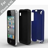 Acase(TM) iPhone 4 and 4S Superleggera PRO Dual Layer Protection (Blue/Black) case (Fits AT&T, Sprint and Verizon iPhone 4 and 4S)