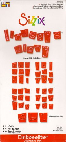 Embosslits Set - Lindsey's Diary Alphabet