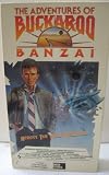 The Adventures of Buckaroo Banzai / ( VHS Video cassette tape ) starring John Lithgow, Peter Weller, Jeff Goldblum, Christoper Lloyd, Ellen Barkin