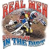 Real Men/Dirt-Bike Adult Sweatshirt