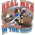 Real Men/dirt-bike Womens Scoop Neck T-shirt
