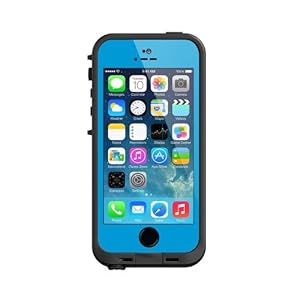Lifeproof iPhone 5S Fre Case-Cyan/Black - Carrying Case - Retail Packaging - Cyan/Black