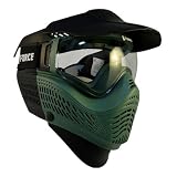 VForce Shield Rental Thermal Paintball Goggles - Green