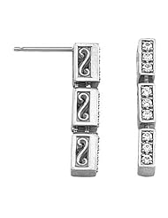 14K White Gold Diamond Earrings - 0.28 Ct. -- LIFETIME WARRANTY