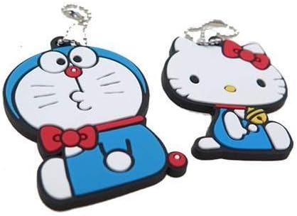 Doraemon ~ Hello Kitty [Keychain] Rubber Mascot two set Sanrio