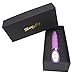 Blue Lolly  Waterproof 10 Speed Silicone Vibrating Dildo for Women, Purple 7.5-Inch
