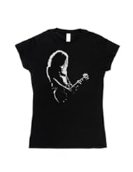 Apparel: Slash Backlit Womens Fashion Fit T-shirt (black/white medium)
